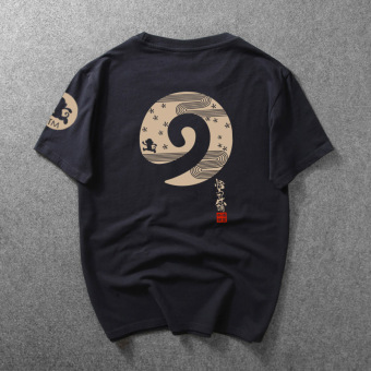 Harga Tide merek Wukong lengan pendek t shirt (Men in Black Wukong
spiral) Online Murah