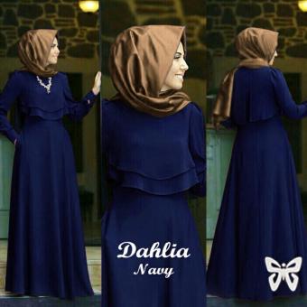 Trend Baju - Maxi Dahlia Uk L - Navy
