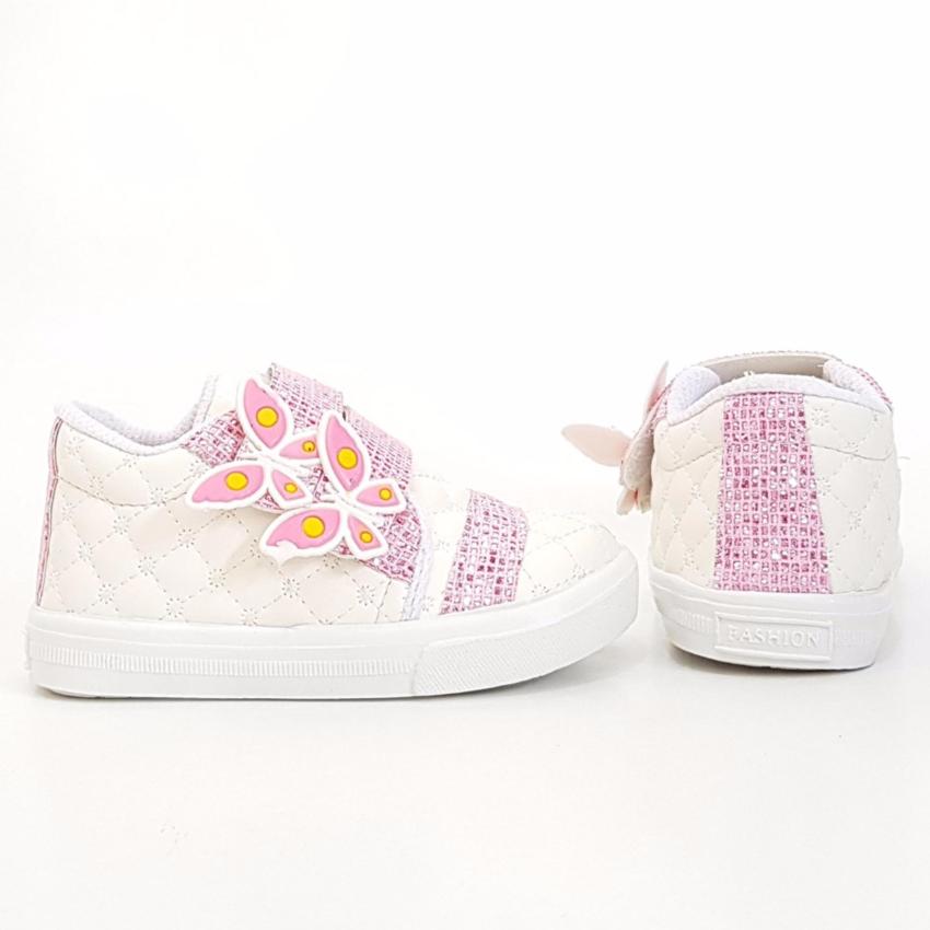 TrendiShoes Sepatu Anak Perempuan KPWJ Putih Pink