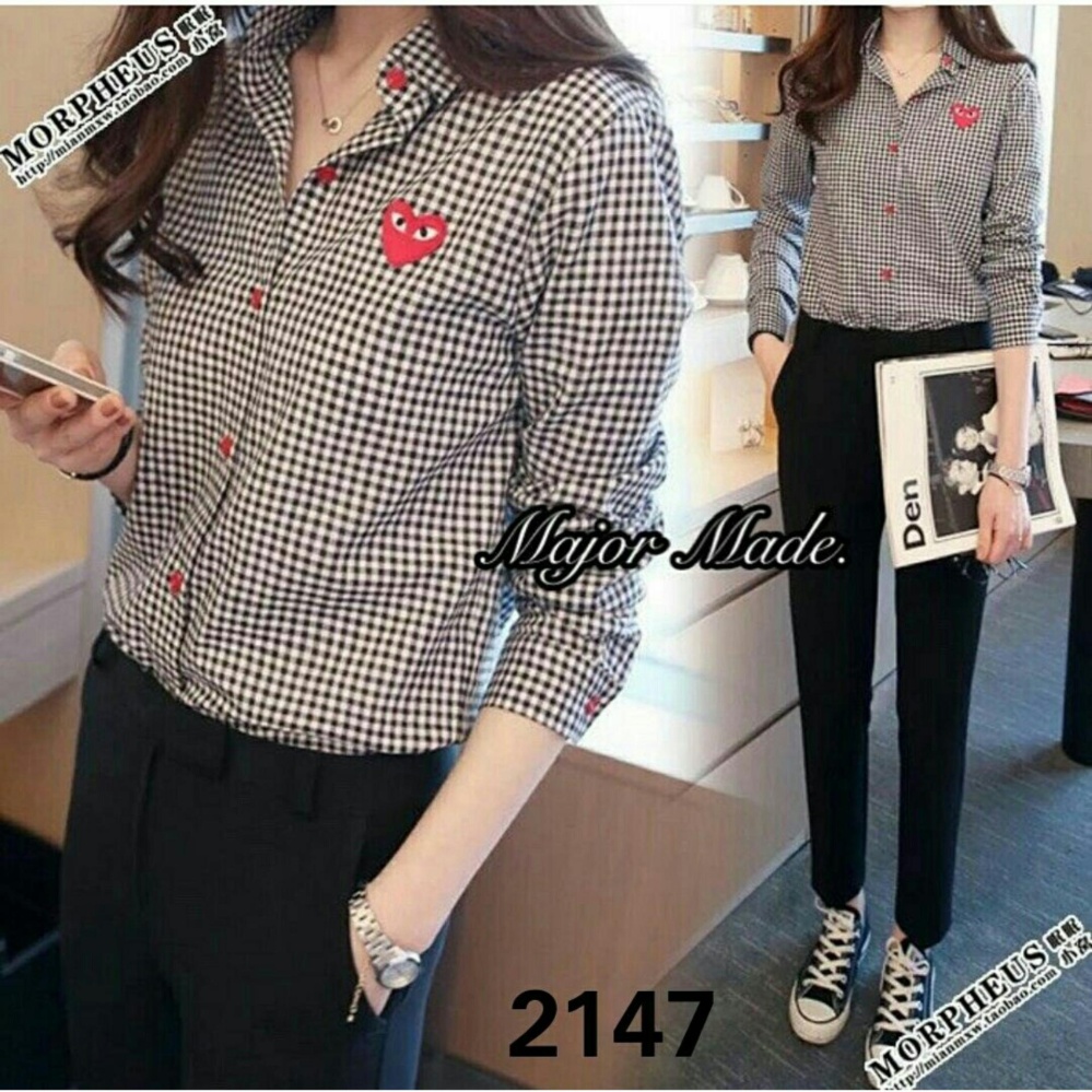 UC Kemeja Atasan Wanita Venice Lengan Panjang / Hem Cewek / Tunik / Kasual Kantor Polos NV (nesiave) - Dusty Pink