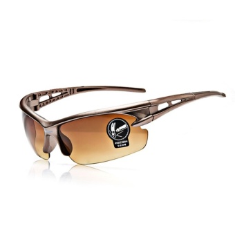 UV400 Cycling Eyewear MTB Bike Bicycle Sports Glasses ProtectionMen Motorcycle Sunglasses Reflective Explosion-proof Goggles(Brown)- Intl Juni 2018 - 2 UV400 Cycling Eyewear MTB Bike Bicycle Sports Glasses ProtectionMen Motorcycle Sunglasses Reflective Explosion-proof Goggles(Brown)- intl - 2