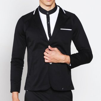 jual vm blazer semi jas polos slim fit hitam polos casual semiblazer blz 193 pakaian pria vm jual vm blazer semi jas polos slim fit hitam polos casual semiblazer blz 193 pakaian pria vm