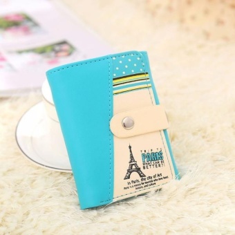Wanita Menara Eiffel Koin Dompet Pendek Dompet Kartu Pemegang Tas Tangan - Semangka Merah Mei 2018 - 4 Wanita Menara Eiffel koin dompet pendek dompet kartu pemegang Tas Tangan - semangka merah - 4