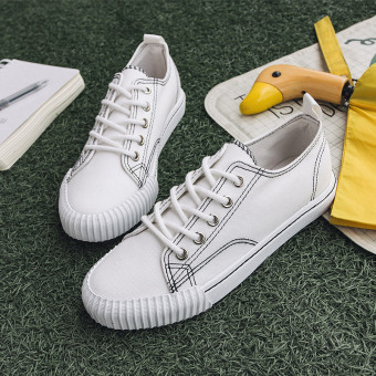 Harga Wild female New style flat canvas shoes white shoes (Putih)
Online Terbaik