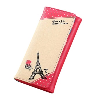 Women Paris Eiffel Tower Hasp Coin Purse Long Wallet Card Holders Handbag - Blue - Intl Mei 2018 - 3 Women Paris Eiffel Tower Hasp Coin Purse Long Wallet Card Holders Handbag - Blue - intl - 3