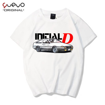 Jual Wyatt tur AE86 pasang laki laki dicetak lengan pendek t shirt
(Initiald sketsa 86 putih) Online Terjangkau