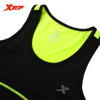 XTEP Women Running Fitness Sleeveless Vest Summer Style Yoga Shirts Top Quick-Drying Female Women Gym Sport Shirt (Black) - Intl Juni 2018 - 3 XTEP Women Running Fitness Sleeveless Vest Summer Style Yoga Shirts Top Quick-Drying Female Women Gym Sport Shirt (Black) - intl - 3