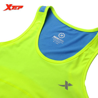 XTEP Women Running Fitness Sleeveless Vest Summer Style Yoga Shirts Top Quick-Drying Female Women Gym Sport Shirt (Green) - Intl Maret 2019 - 3 XTEP Women Running Fitness Sleeveless Vest Summer Style Yoga Shirts Top Quick-Drying Female Women Gym Sport Shirt (Green) - intl - 3