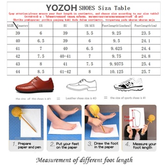 YOZOH Sepatu Olahraga Pria Sepatu Outdoor Hiking Sepatu Casual Running Slip-Ons & Loafers-Dark Blue - Intl April 2018 - 5 YOZOH Sepatu Olahraga Pria Sepatu Outdoor Hiking Sepatu Casual Running Slip-Ons & Loafers-Dark blue - intl - 5