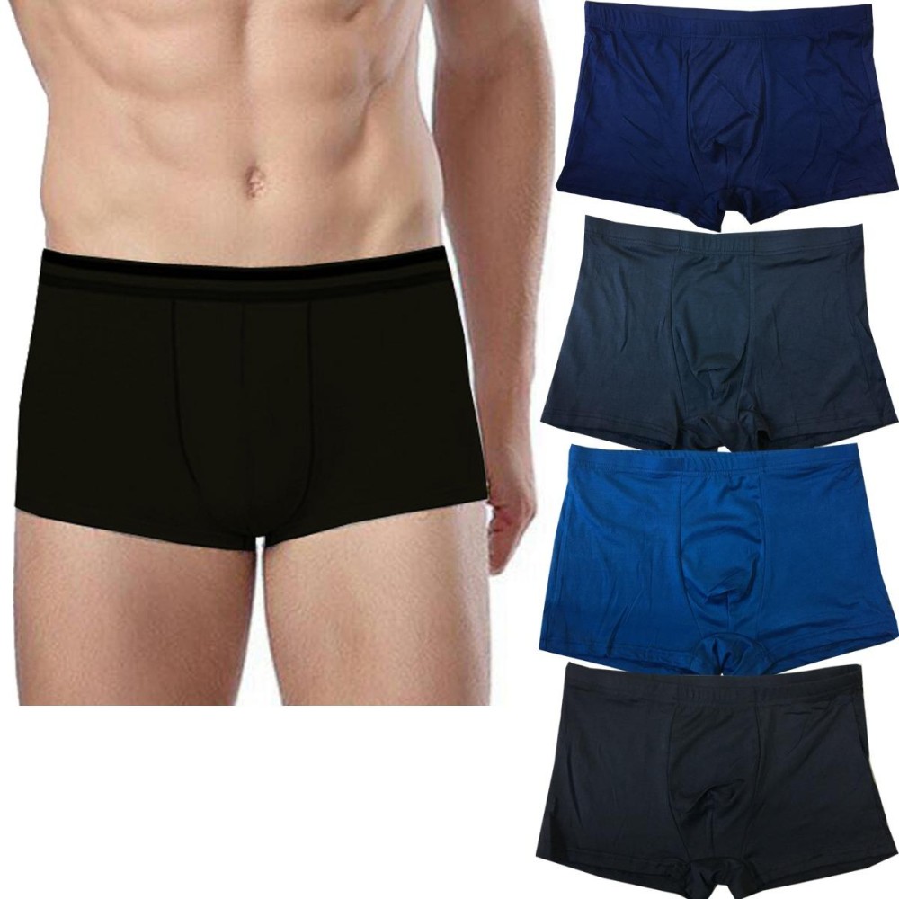 Zada Pakaian Celana Dalam Pria Boxer Polos isi 4 pcs - Basic