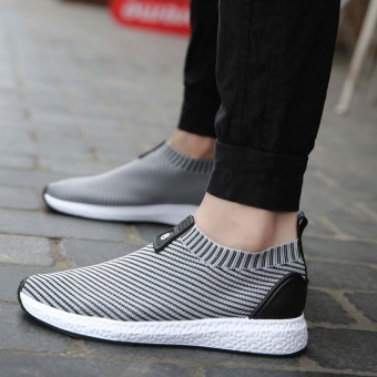 ZNPNXN Running Shoes For Men's Mesh Breathable Sport Shoes Sneakers Male Light Comfort Shoes Sports (Gray) - Intl Juni 2018 - 3 ZNPNXN Running Shoes For Men's Mesh Breathable Sport Shoes Sneakers Male Light Comfort Shoes Sports (Gray) - intl - 3