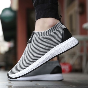 ZNPNXN Running Shoes For Men's Mesh Breathable Sport Shoes Sneakers Male Light Comfort Shoes Sports (Gray) - Intl Juni 2018 - 4 ZNPNXN Running Shoes For Men's Mesh Breathable Sport Shoes Sneakers Male Light Comfort Shoes Sports (Gray) - intl - 4