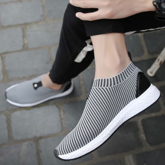 ZNPNXN Running Shoes For Men's Mesh Breathable Sport Shoes Sneakers Male Light Comfort Shoes Sports (Gray) - Intl Juni 2018 - 2 ZNPNXN Running Shoes For Men's Mesh Breathable Sport Shoes Sneakers Male Light Comfort Shoes Sports (Gray) - intl - 2
