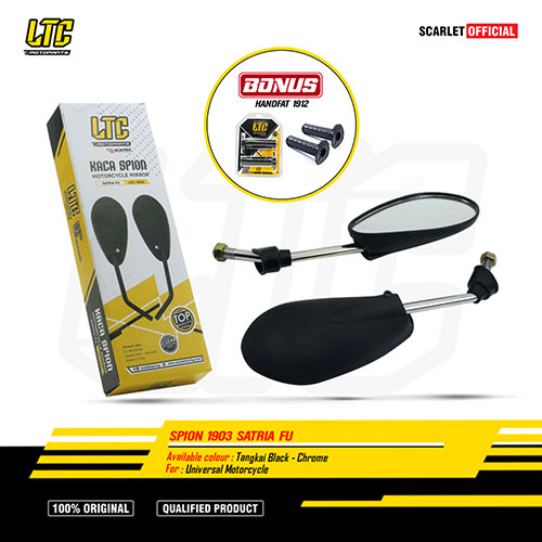 Ltc - Bundling of Standard 1903 Satria Fu Mirrors + 1912 Black Handfat Mirrors Harga 37,000 rupiah*Gratis Ongkir