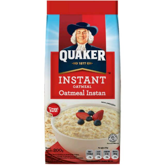 Quaker Oatmeal Sachet Merah Instat 4 X 200 Gr Lazada Indonesia