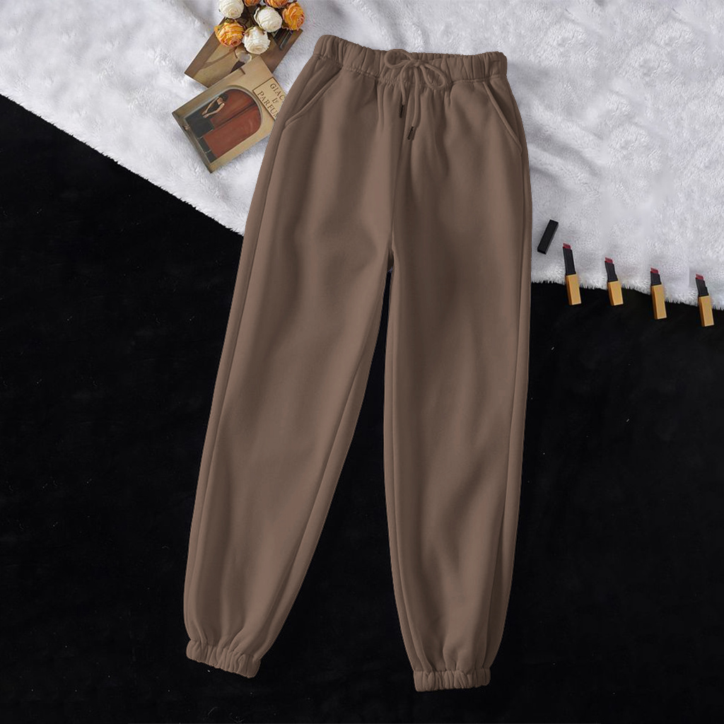 Sweatpants Jogger Basic Polos Celana Joger Pria Wanita Korean
