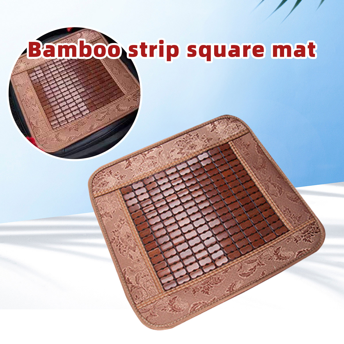 45x45Cm Alas Duduk Kursi Mobil Bambu Pendingin Dari Bambu Kursi Sofa Jok Anti Panas Harga 49,900 rupiah*Gratis Ongkir