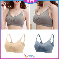 PTT bra fashion women mother breast feeding 6433 BH nursing without wire underwear plain cheap import