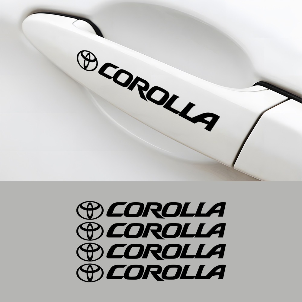 Stiker Handle Pintu Mobil Toyota Corolla - Car Decal Sticker Harga 15,000 rupiah*Gratis Ongkir