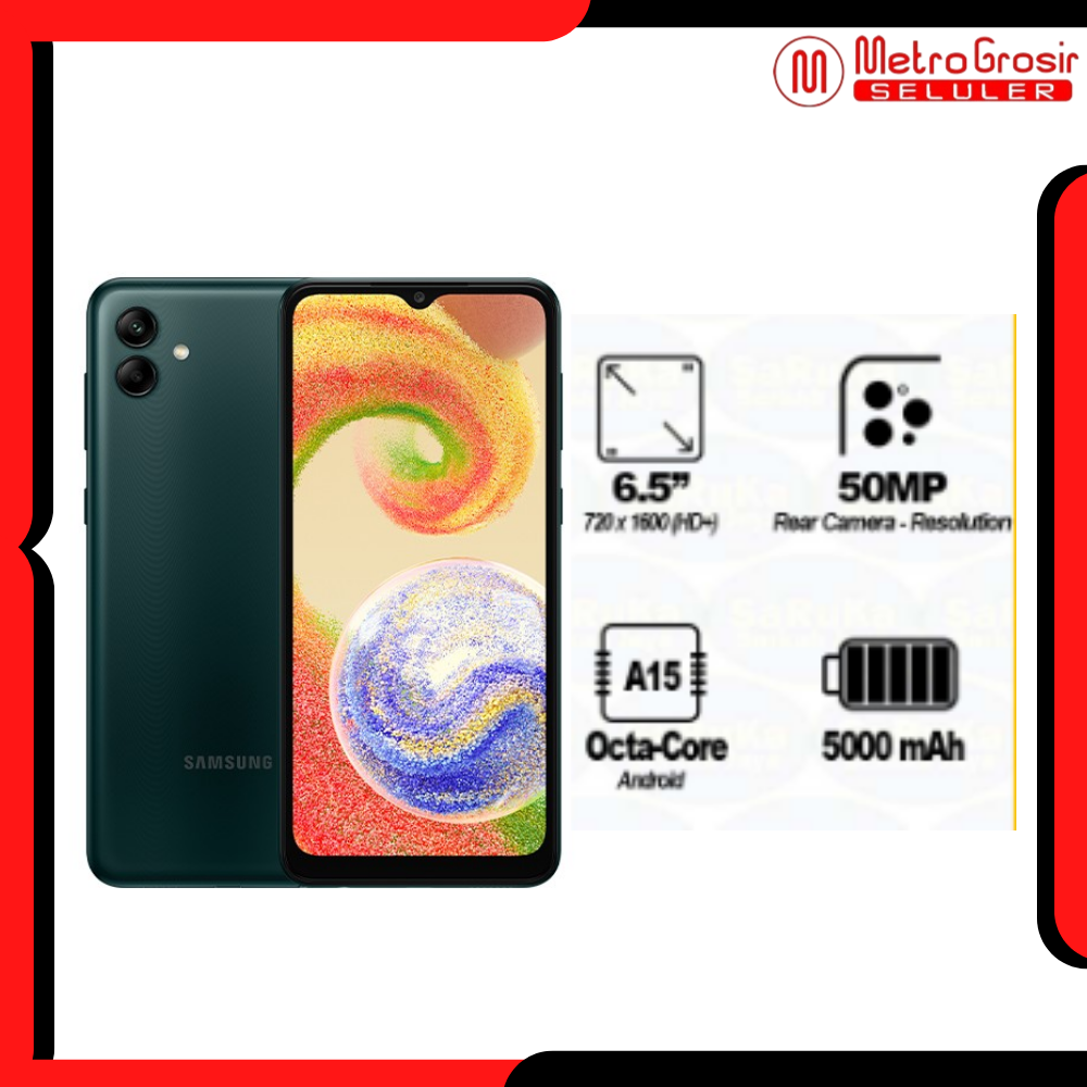 Samsung Galaxy A04 4 64GB LTE - SAMSUNG GALAXY A04 RAM GARANSI RESMI SEIN BARU DAN SEGEL - SAMSUNG A04 ORIGINAL SAMSUNG GALAXY A04 RAM 4 64GB Harga  1,599,000 Ringgit*Penghantaran Percuma