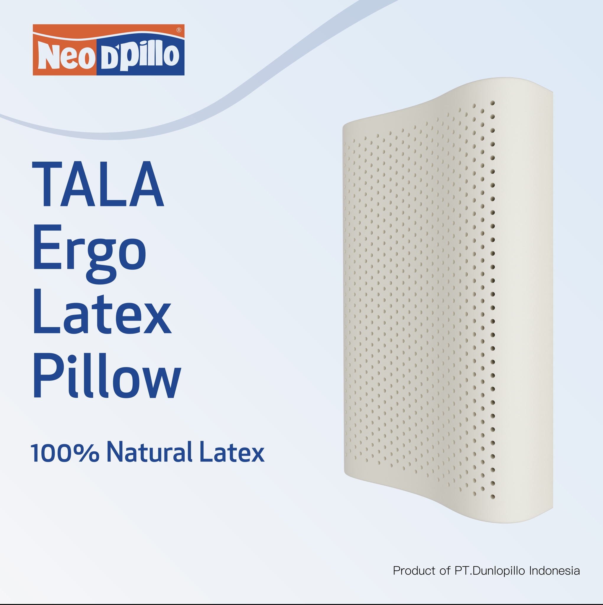 Tala Ergo Latex Pillow Neodpillo by Dunlopillo Lazada Indonesia