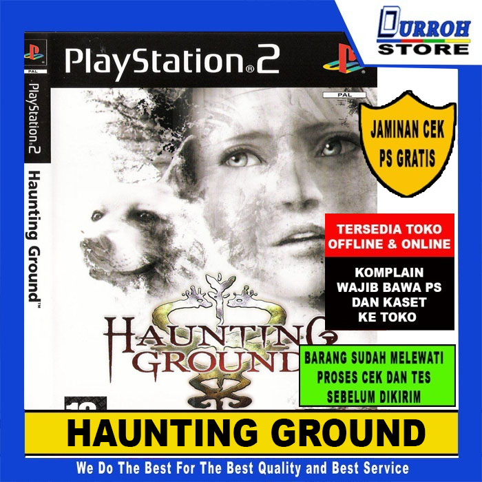 KASET GAME PS 2 / Playstation 2 Haunting Ground Harga 9,000 rupiah*Gratis Ongkir