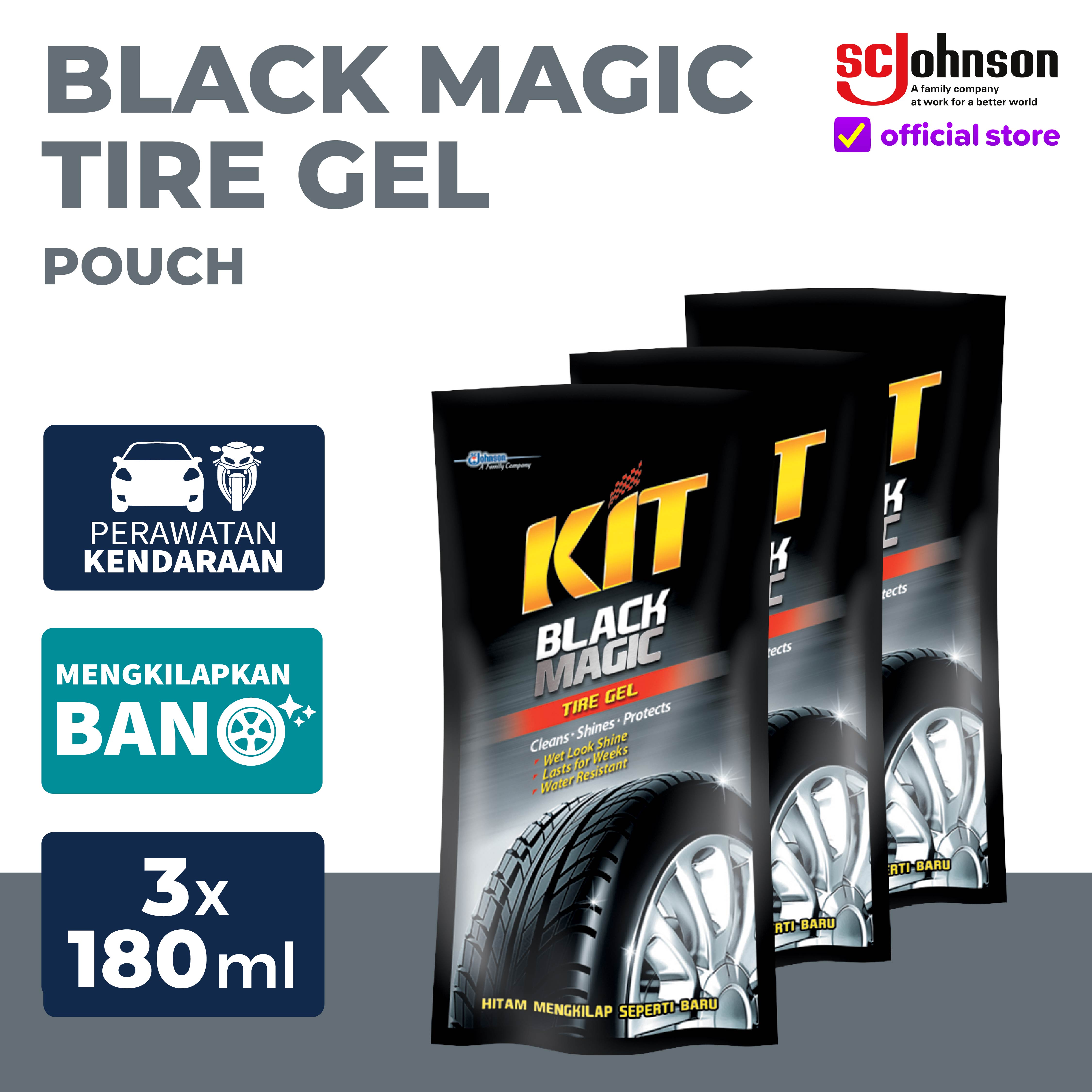 [Dapat 3 pcs] Kit Black Magic Tire Gel Pouch 180mL Harga 48,510 Ringgit*Penghantaran Percuma