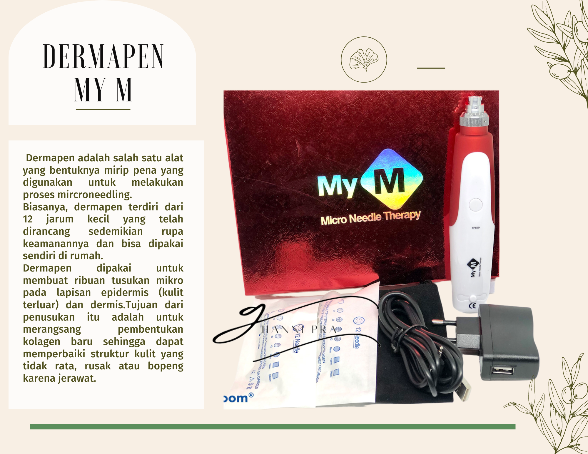 DERMAPEN ORIGINAL ALAT PENGHILANG BOPENG/SCAR PENGENCANG WAJAH