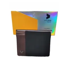 Dompet Pria Kalibre Wallet 995361220 Dompet Kartu Wadah/Dompet Koin Dompet Pendek Dompet Lipat Dua Dompet Kulit