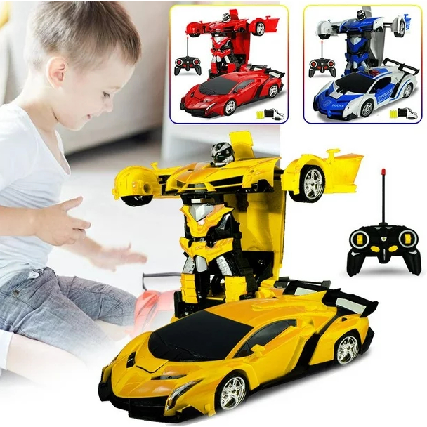 Funtoy Remote Control Car Toy/Remote Control Sports Car Robot Transform/Rc Remote Control Car Transfor…