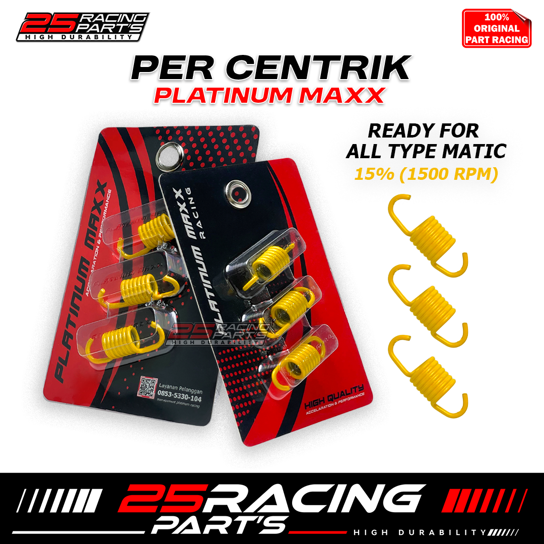 Percentri 1500Rpm- Platinum Maxx- 1500Rpm- All Type Matic- Pnp- Vario- Beat- Nmax- Mio Harga 42,750 rupiah*Gratis Ongkir