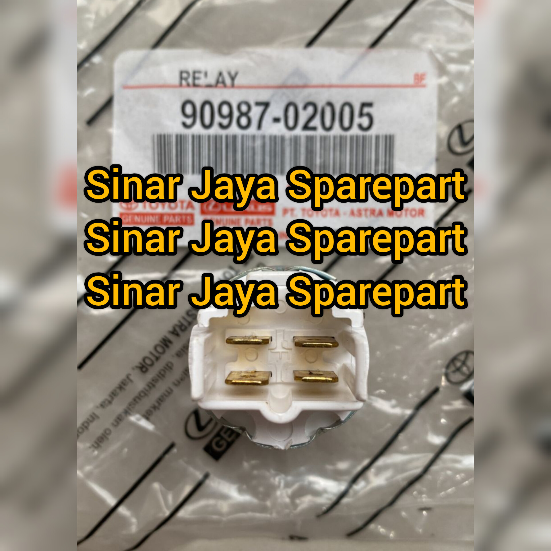 Relay fog lamp or relay Toyota Dyna 12 Volt all type Hino Dutro 12 Volt all type 90987-02005 Harga 50,000 rupiah*Gratis Ongkir