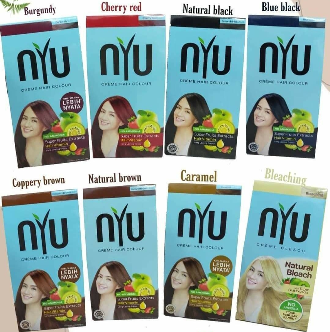 Nyu Creme Hair Color 30ml Pewarna Rambut Nyu Lazada Indonesia