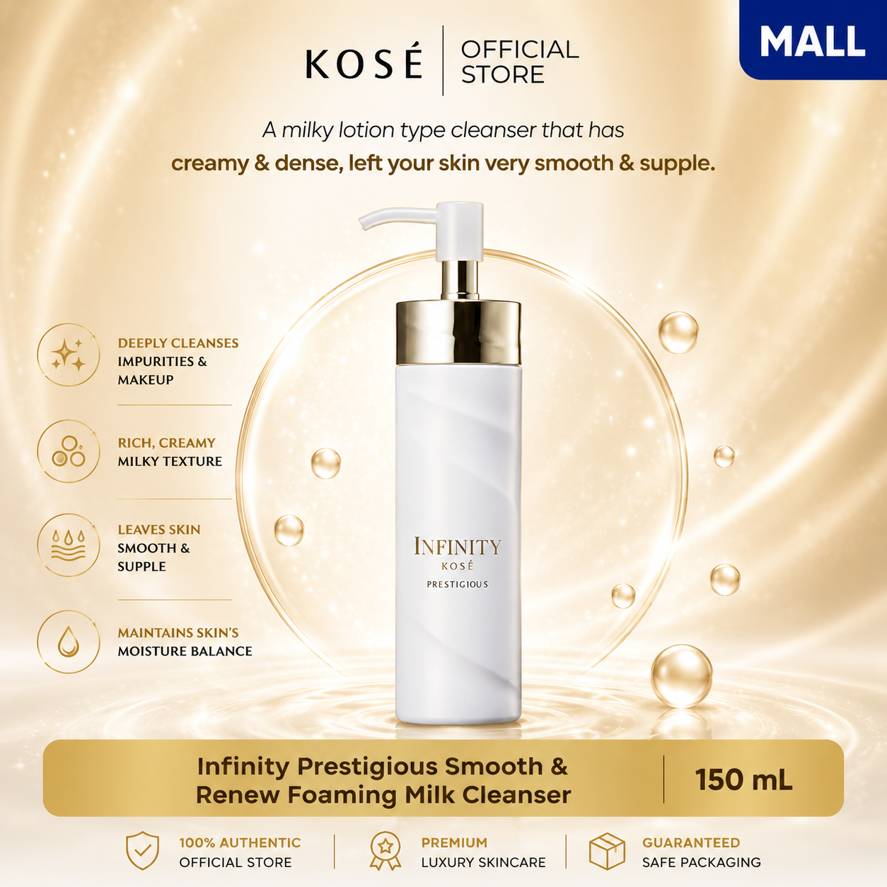 KOSE Infinity Prestigious Revitalize & Firm Emulsion 120ml