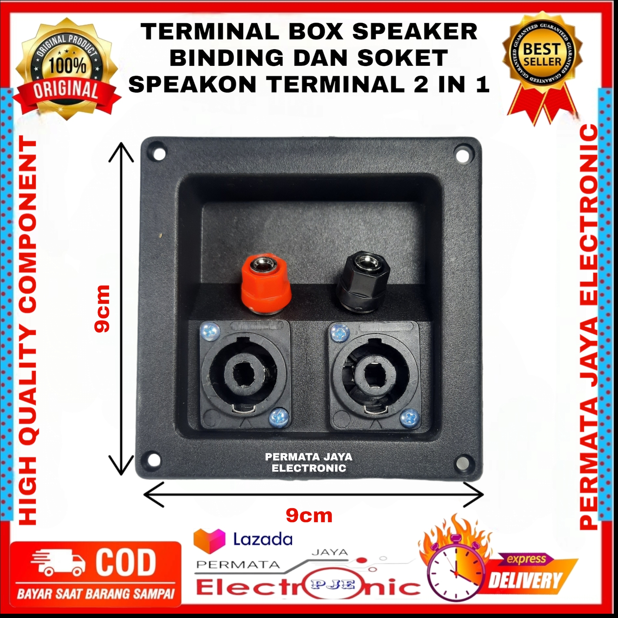 TERMINAL BOX SPEAKER BIDING BINDING POST SOKET SPIKON