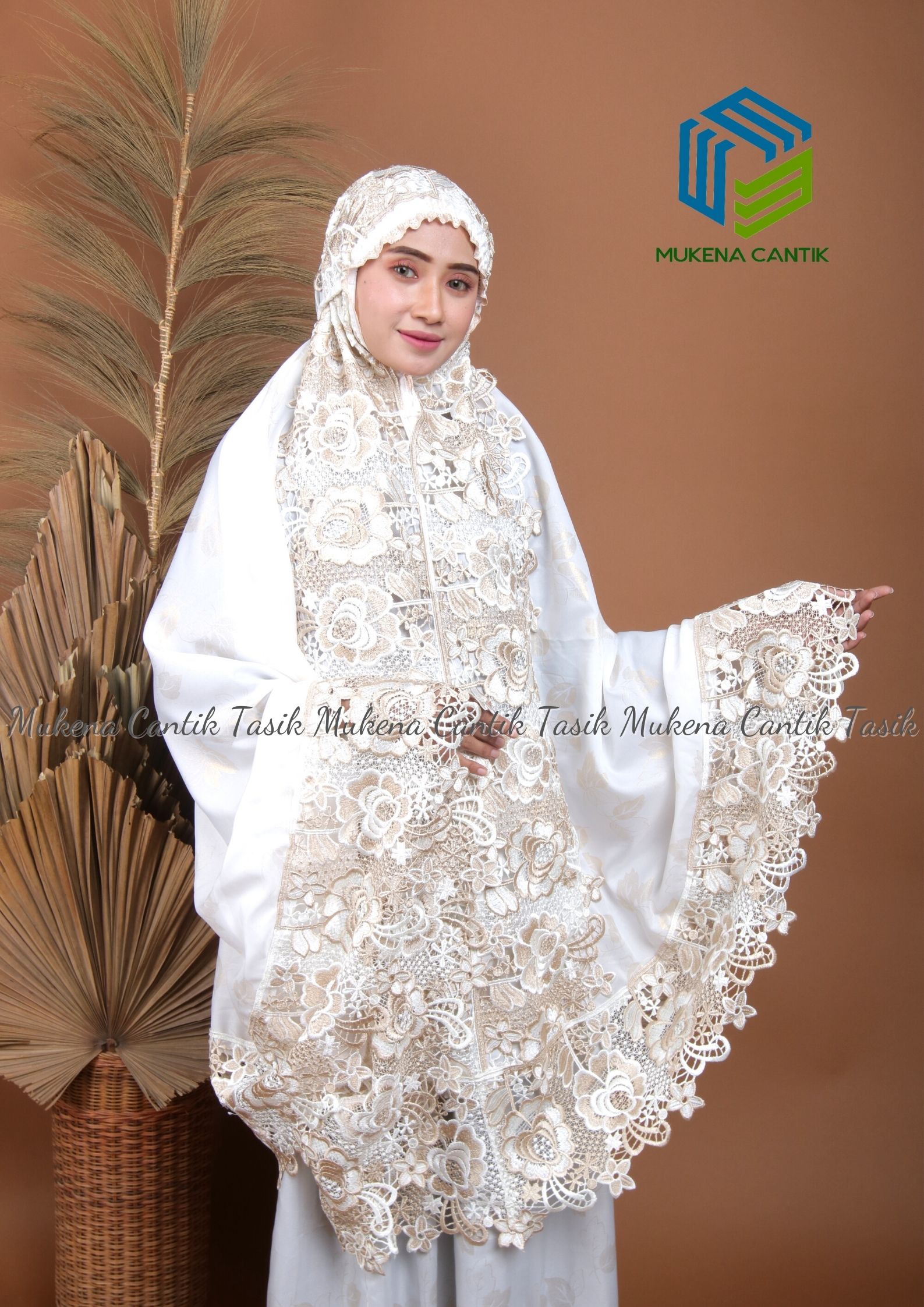 MUKENA PRADA GLITER DAILY RENDA MAWAR