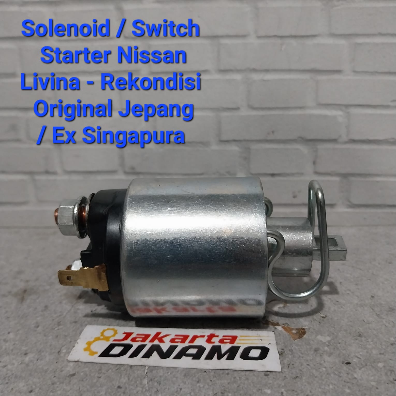 Nissan Livina solenoid/switch starter-refurbished/used-Ori ex Japan/Singapore Harga 144,000 rupiah*Gratis Ongkir