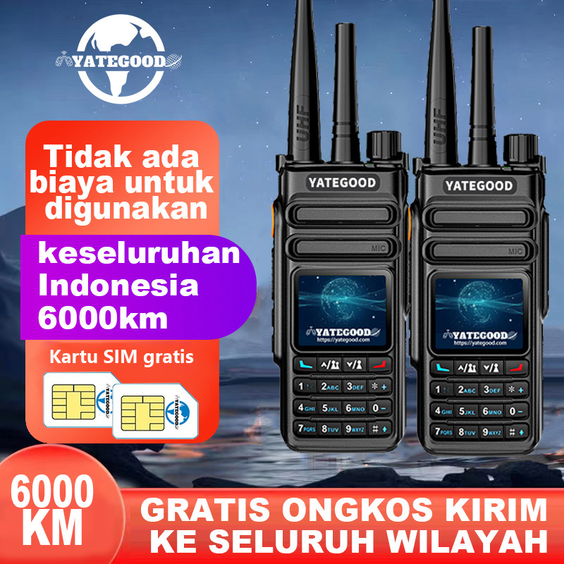 YATEGOOD G100 walkie-talkie Interkom UHF Tanpa Batas Jarak Interkom Siaga Ultra Panjang Portabel Lebih dari 6000KM 4G 5G Giá 948,000 Đồng*Miễn phí vận chuyển
