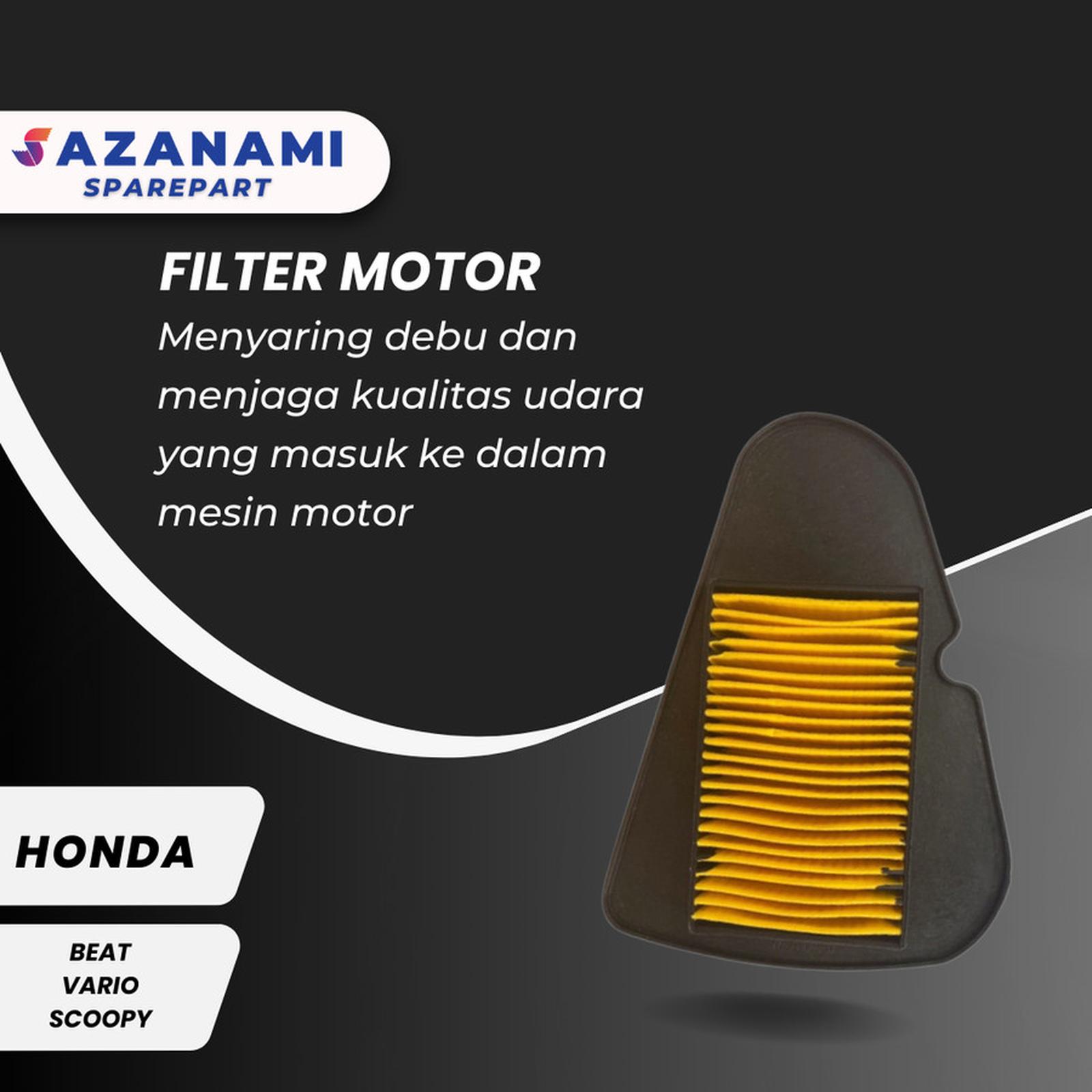 Honda Beat Fi Beat Pop Beat Street Beat Esp Motorcycle Air Filter Harga 18,000 rupiah*Gratis Ongkir