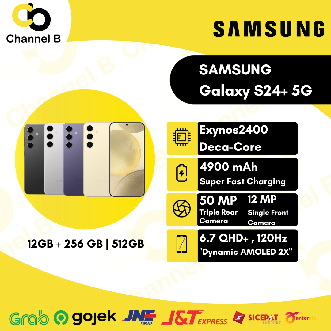 SAMSUNG Galaxy S24+ 5G [ Ram 12GB + 256GB | 12GB + 512GB ] - Garansi Resmi Harga  16,799,000 Ringgit*Penghantaran Percuma