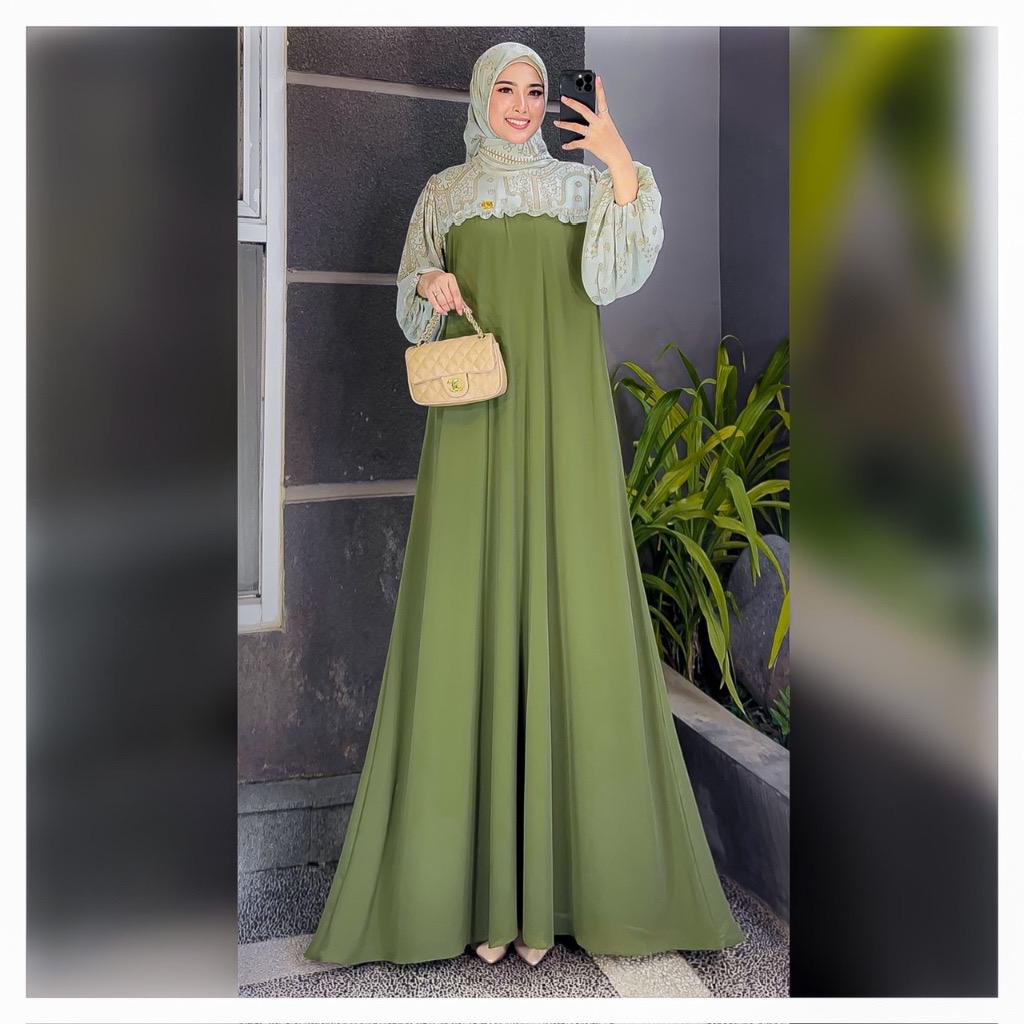 baju birthday party hijab