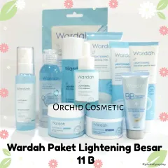 Wardah Paket Perawatan Lightening Series Lengkap 11 BESAR / Paket Wardah Murah