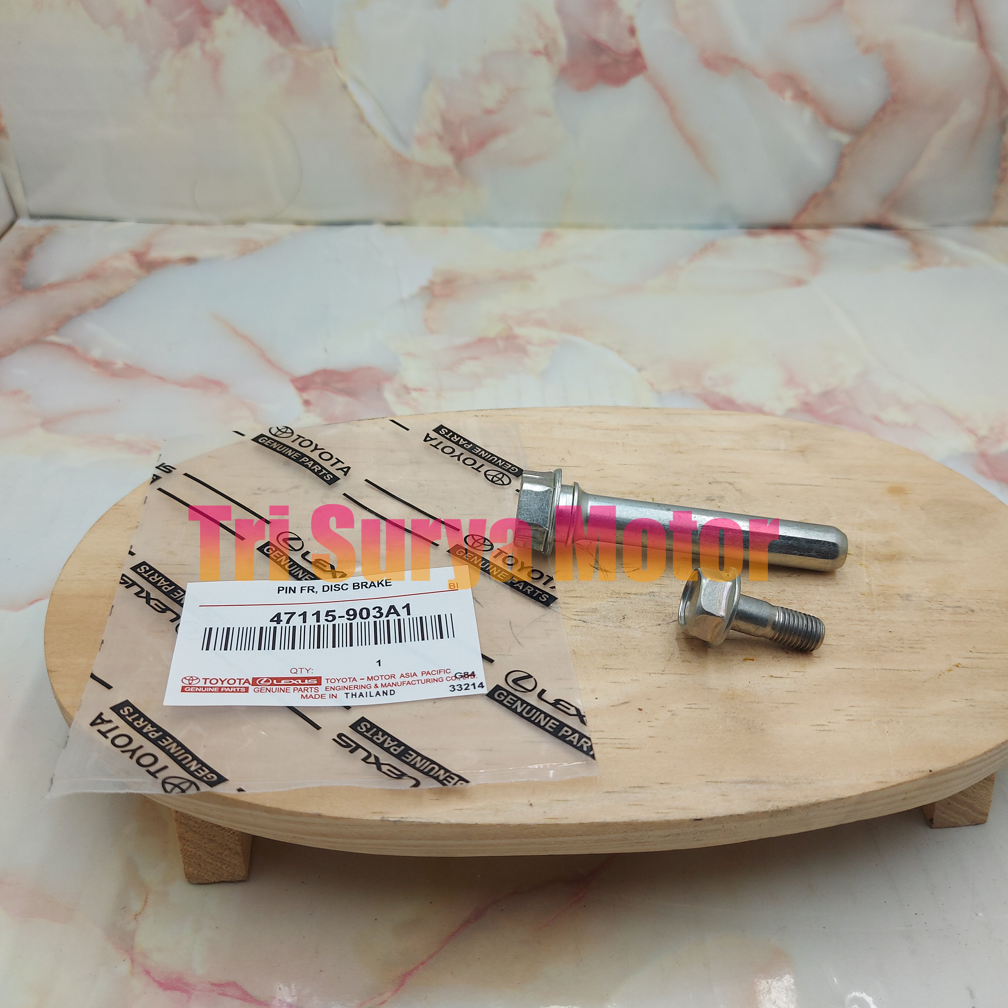 Pen Pin Caliper Baut Cakram Caliper Depan Polos Toyota Alphard Yaris Innova Reborn Asli Harga 50,000 rupiah*Gratis Ongkir