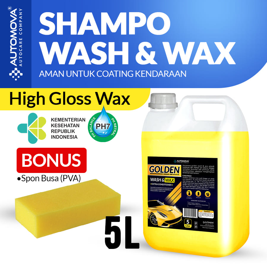 Car Shampoo Wash And Wax Harga 139,000 rupiah*Gratis Ongkir