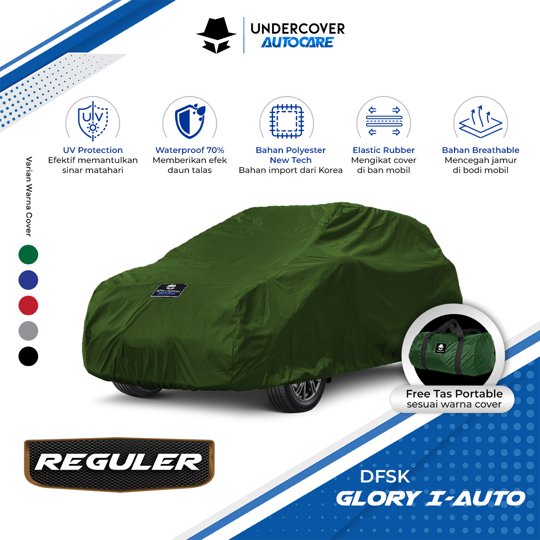 Undercover Autocare - Cover Mobil DFSK Glory i-Auto Reguler Harga 308,000 rupiah*Gratis Ongkir