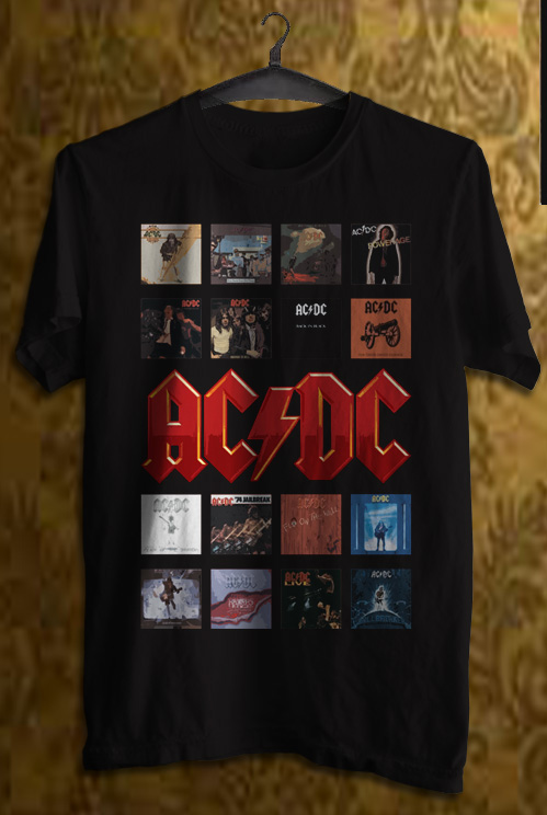 Kaos adem ACDC-1, Kaos siap pakai ACDC 