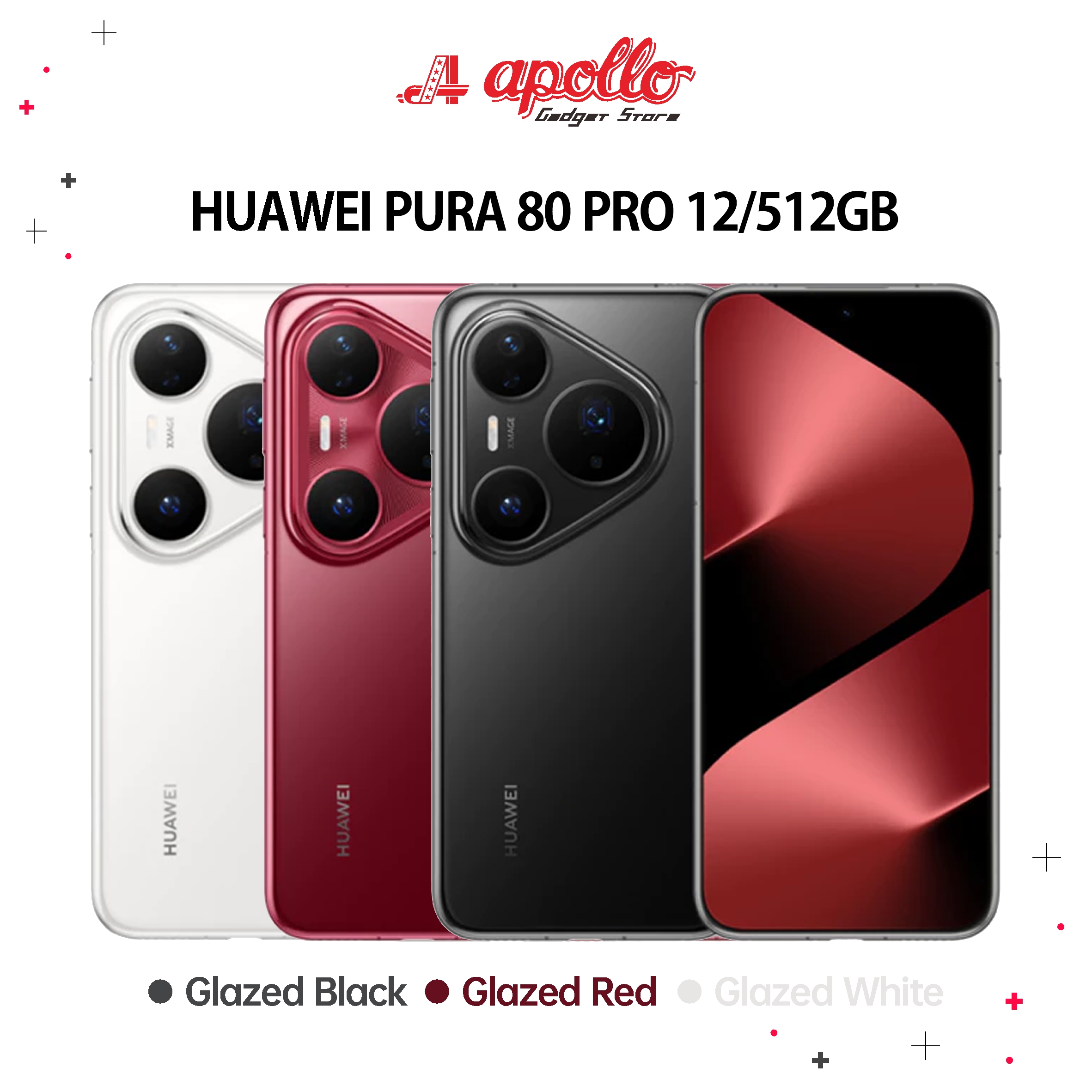 Huawei Pura 80 Pro 12/512GB warranty official Indonesia Harga 14,999,000 rupiah*Gratis Ongkir