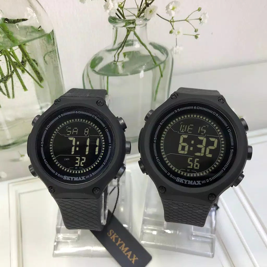 Baru Jam Tangan Couple / Pasangan Digital Anti Air Skymax