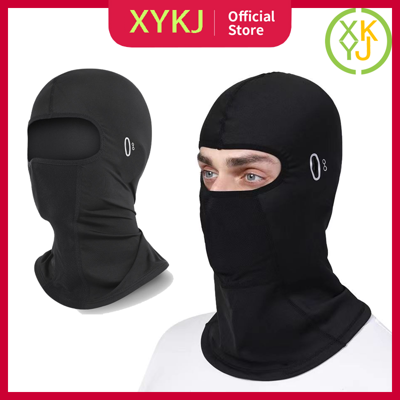 Full face helmet mask motorcycle mask men women anti UV quality ninja masks motorcycle bike with holes goggles Harga 43,999 Ringgit*Penghantaran Percuma