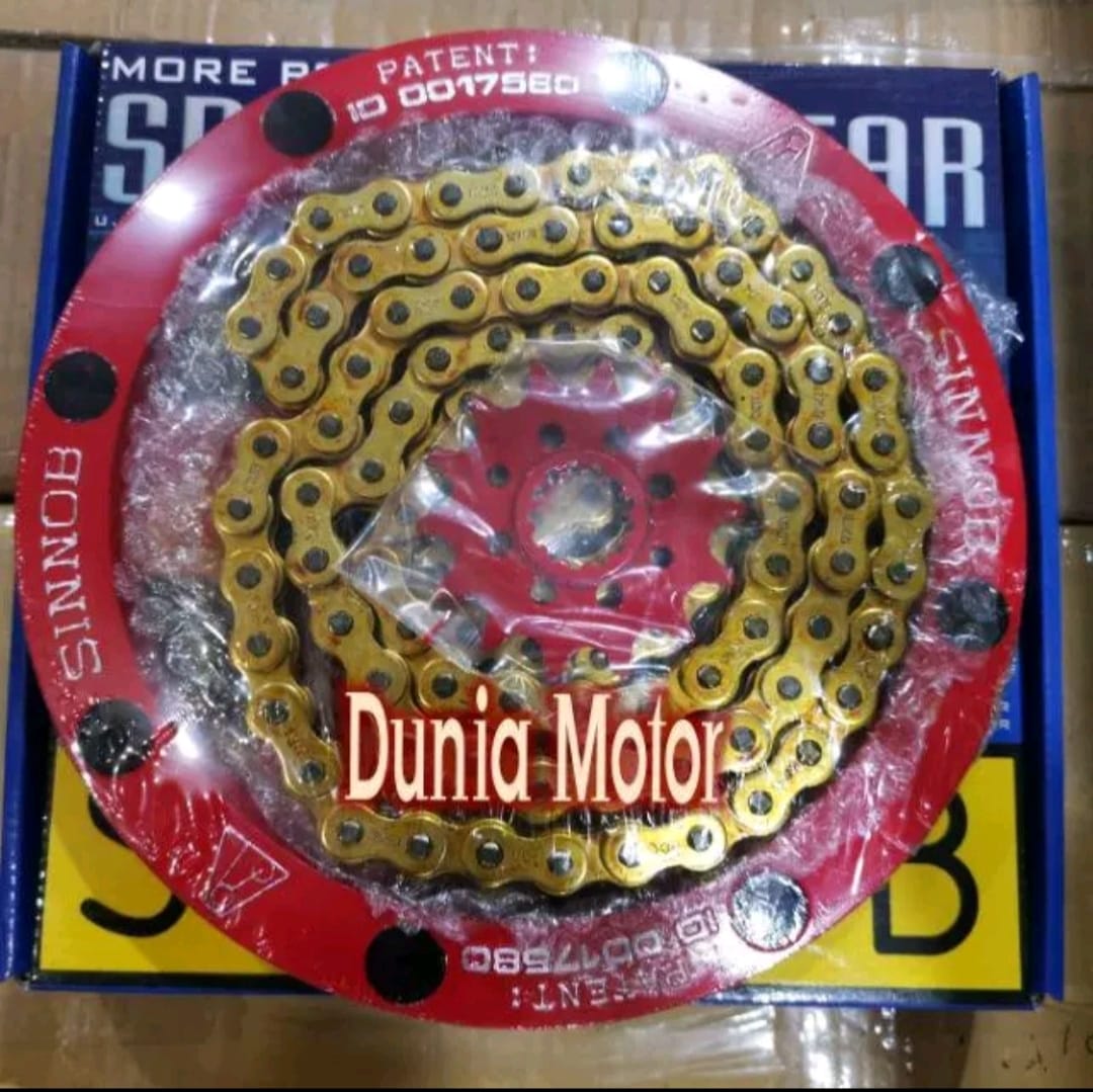 SINNOB gir gear set komplit ninja 250 r25 - gir paket gir depan gir belakang dan rantai ninja 250 r25 PNP Giá 1,375,000 Đồng*Miễn phí vận chuyển